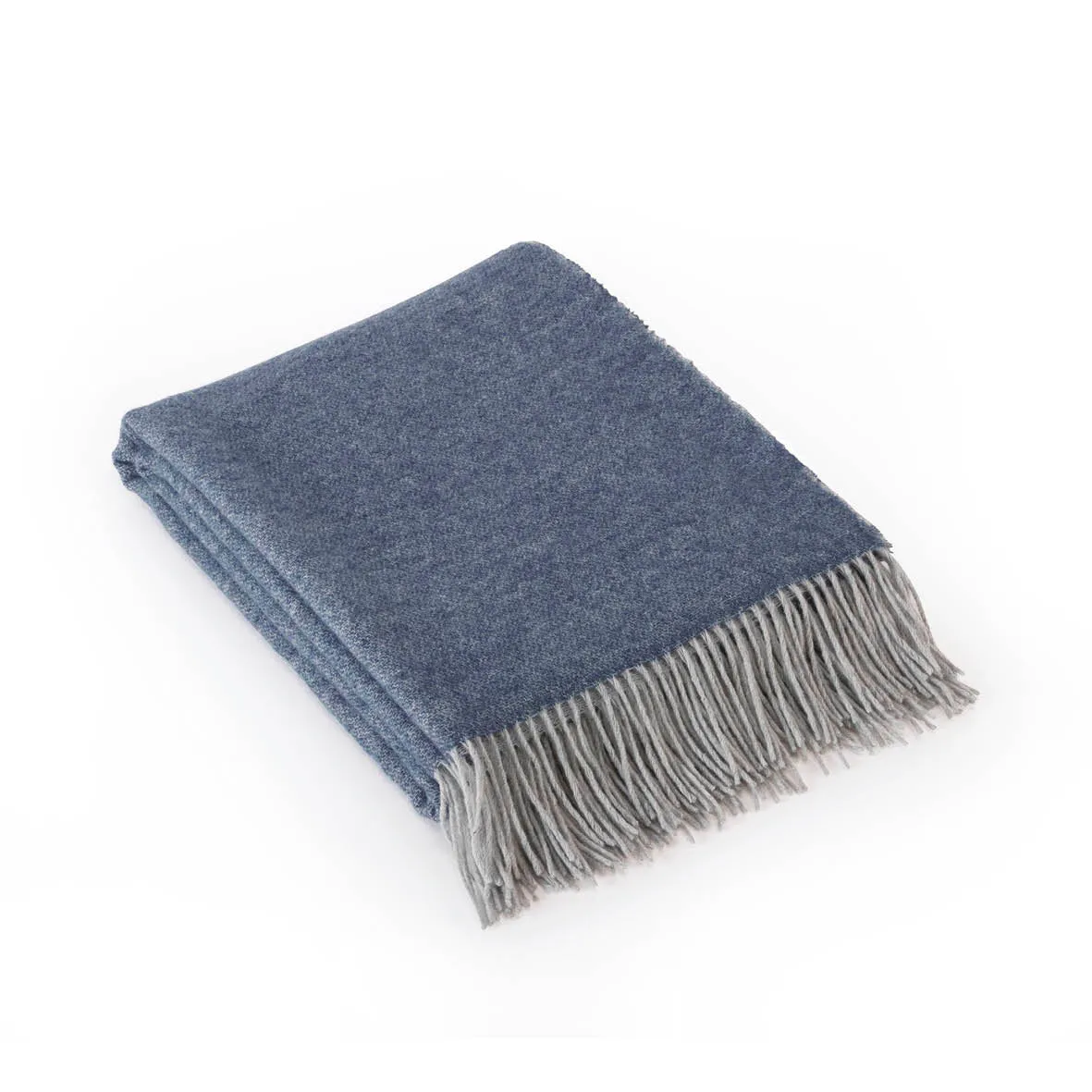 Woven plaid - Dark blue / light grey