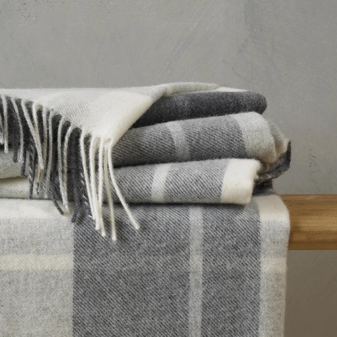Woven plaid - White/grey - Image 2