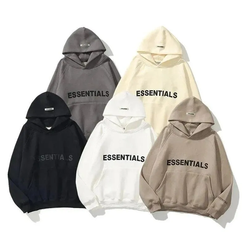 Essentials Hoodie men's and women's Sweatshirt reflective letter printed fleece super Dalian Hoodie fashion hip hop Street sweat - Image 6