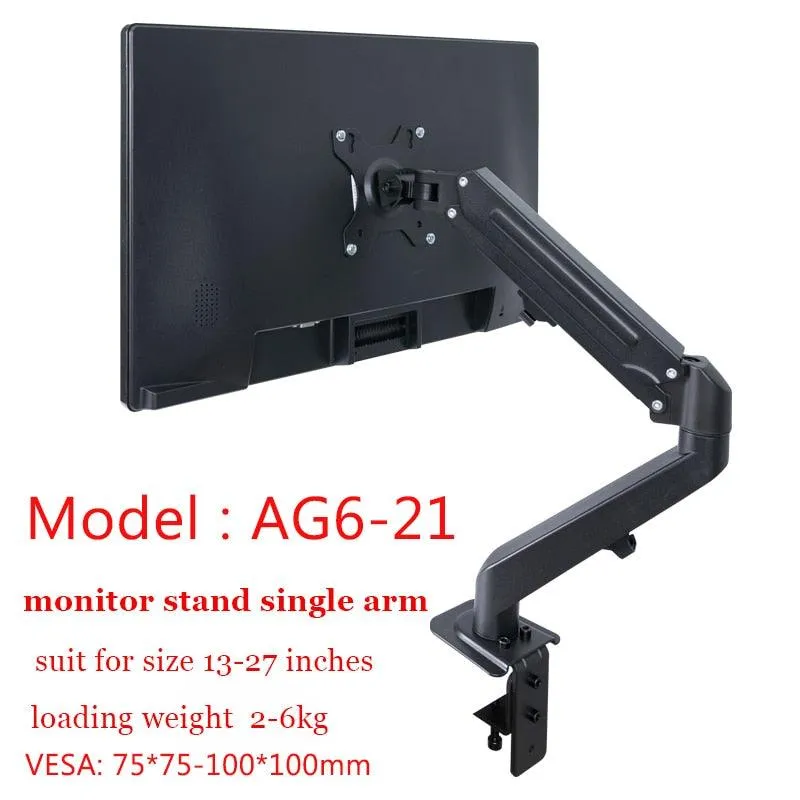 LVDIBAO NB F80 Full Motion Desktop Mount Bracket LCD TV Gas Spring Arm TV Monitor Bracket Suitable 17-27" Screen Monitor Support - Image 3