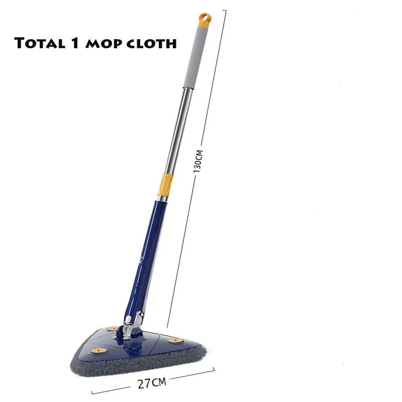 Triangle 360 Cleaning Mop Telescopic Household Ceiling Cleaning Brush Tool Self-draining To Clean Tiles and Walls - Image 4