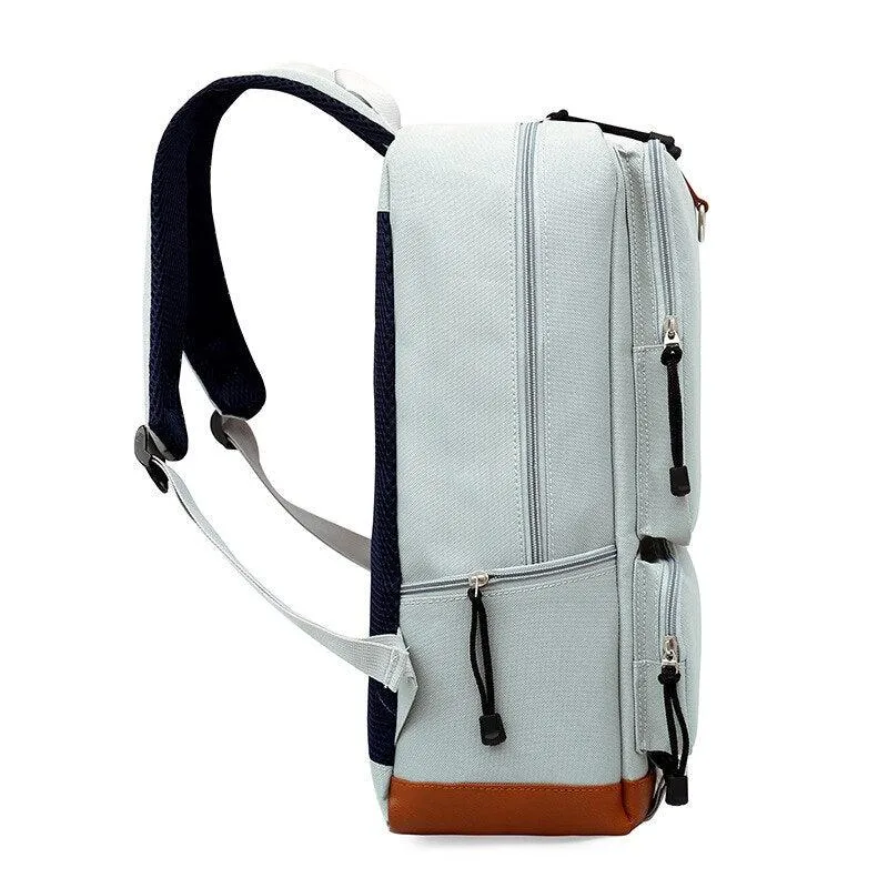 Unisex Waterproof Backpacks Men's Multipurpose Women Canvas Backpack School Bags for Laptop Notebook Mochila Feminina - Image 8